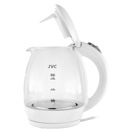 Electric kettle JVC JK-KE1514, glass, 2200 watts, 1.7 l, white-2