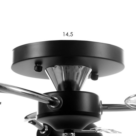 Avtal chandelier 3he27 40W black-chromium 53x53x23 cm Bayerlux-4