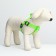 Shleka luminous size l, sling 2.5 cm, og 43-60 cm, 3 glow modes, green