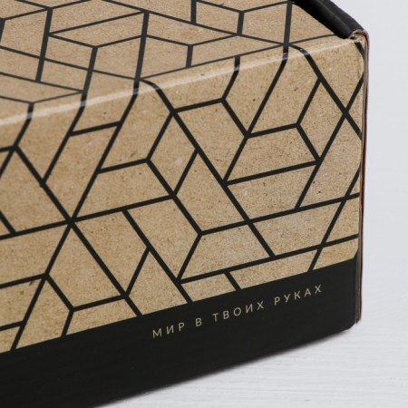 Gift folding box, packaging, “World in your hands”, 27 x 9 x 21 cm-4