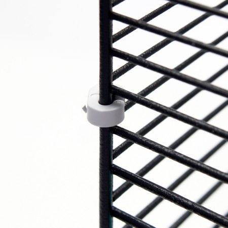 The cage for rodents "Pigzon" No. 5, with 3 floors, equipped, 41 x 30 x 58 cm, turquoise-12