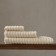 Terry towel Pasionaria "Wave", 450 gr, size 50x90 cm, cream color