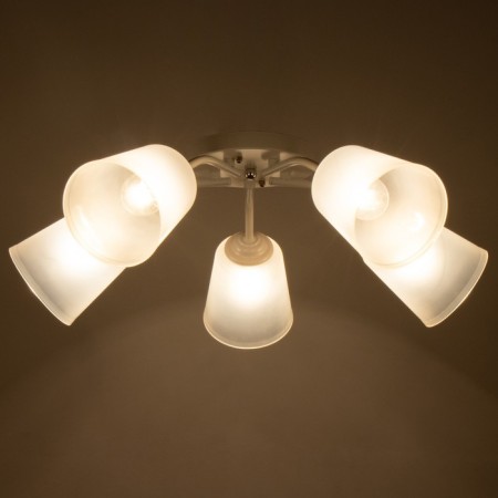Causte "Online" (cylinder) 5x15W E27 Model: BR 00207 White/Transparent-2
