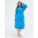 Women's Tainted Hood with a hood, size 56-58, blue color