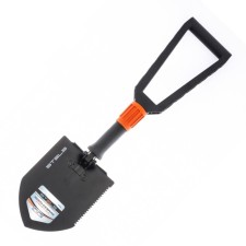 Tourist shovel, l = 59 cm, plastic stalk, in a case
