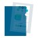 A4 180MKM corner folder, calligrata deluxe, blueberry, opaque, with embossing