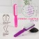 Pumza for pedicure, with a brush, bilateral, 15.5 cm, color mix