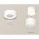 Ambrella Light Acrylic lamp, XS8101016, GX53 LED 12 W, white sand, white matte