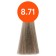 Cream-color hair Permanent Ollin Professional N-Joy, tone 8/71, light-brown brown-pipe, 100 ml