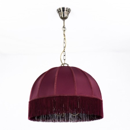 Lamp "Basel" 3x60W E14 red 51x51x50cm