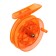 Inertial coil, plastic, diameter 6.5 cm, orange color, 807s