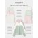 Юбка для девочки, MINAKU :Party Dress, цвет зеленый, рост 128 см