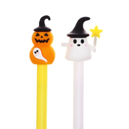 Gel-ghost pen, blue rod, Halloween mix-4