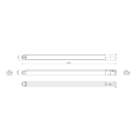 TECHNICAL TR000-1-15W3K-B track lamp-1