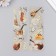 Stickers for creativity "Strong tools and white flowers" set 2 sheets 17.5x6 cm