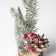LED figure "Christmas tree with a bump", 8.2 × 29 × 8.2 cm, plastic, batteries CR2032x2, glow warm white