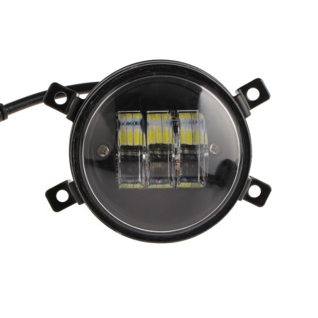 Fog light for Lada Priora, 12 V, 11 W, 2160 lm, wire 18 cm, white light, 2 pcs-2