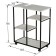 Water stand "Water Loft", 665 × 350 × 790 mm, color white concrete