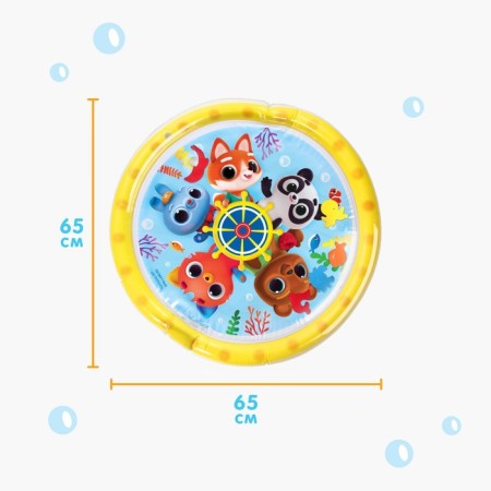 Aquacrice inflatable developing water rug "Sea Adventure", 65x65 cm., Baby I-1