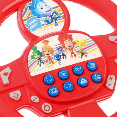 Musical steering wheel "fixiki: fixed steering", works from batteries, sound-6