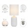 RIVOLI RAMONA 1CHA14, 40 watts ceramics white with a lampshade