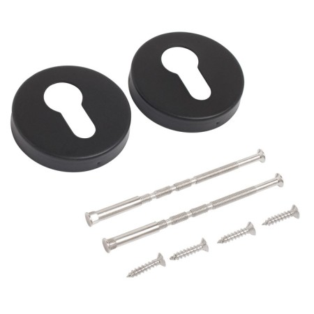Door pad for c/m standard 0200 Black black inox stainless steel-1