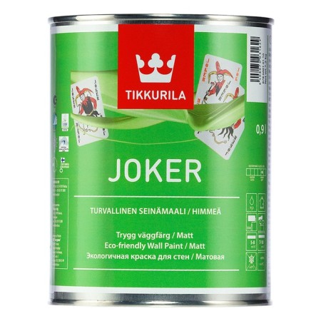 Acrylate Tikkurila Joker, Base C, for internal work Washing matte 0.9l