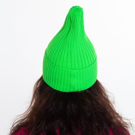 Female Winter hat, green color, size 52-56-5