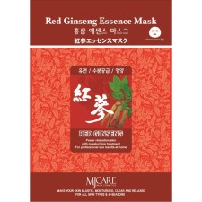 Fabric mask, for the face of Red Ginseng Essence Mask with red ginseng extract, 23 g