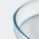 Oval glass oval dish, 32 × 22 × 5 cm