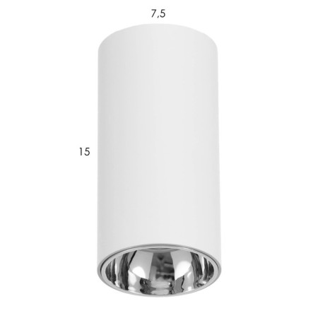 Lamp 671517/1 LED 12W White-Serebro 7.5x7.5x15 cm Bayerlux