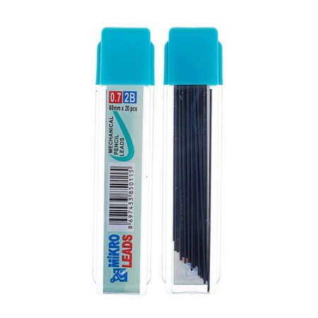 Grifles for mechanical pencils 2B, 0.7 mm, 20 pieces