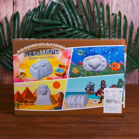 Set of archaeologist "Insects", series: 4 briquettes, hammer, chisel-2