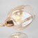 MARCI chandelier, 5x40W E27, color gold