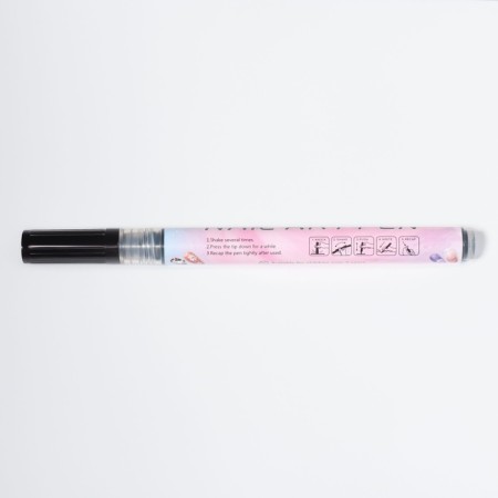 Nail design marker, thin, acrylic, 13.7 cm, black color-5