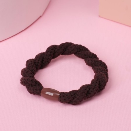 Hair elastic band "Sport" Weaving a lace, 5 cm, mix