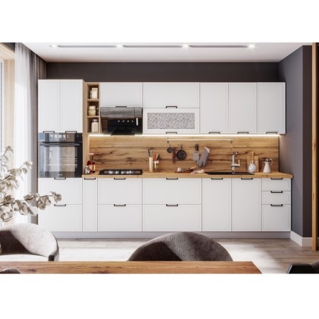 Cabinet hinged quad 600x310x720, oak sonoma/nubuk Milk-2