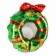 Foil ball 25 "Christmas Wreath"