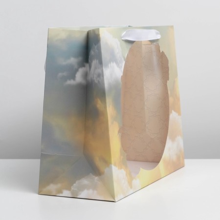 Gift package laminated with a plastic window, packaging, “nymph”, 32.5 x 26.5 x 13.5 cm-4