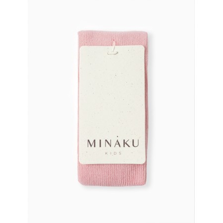Children's tights with Minaku straps, central pink, height 74-80-3