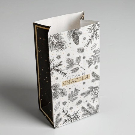A package without handles "heat and happiness", 10 x 19.3 x 7 cm, New Year-3