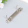 Clamping ring metal two rings diameter of the ring 3 cm cm 12.3 cm
