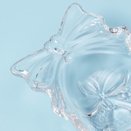 The dish "New Year's miracle. Bell ", 17.3 × 14.7 × 3.3 cm, glass, transparent-2