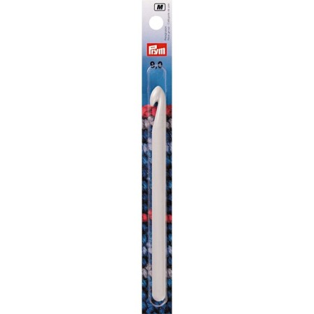 Knitting hook, plastic, 9 mmx14 cm,