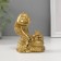 NECKE Polystone "Snake with a bag of Chinese coins" 4.7x7.5x9.7 cm