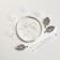 Set for creativity. Wedding hairpin "Snowthrough shine"