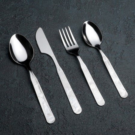 Set of cutlery "Toptyzhka", 4 items, thickness 1.5 mm