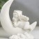 Polystone souvenir "Snowty angel in the month" MIX 7.7x7x3 cm