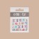 Slider - nails "anchori", packing 6 pcs, multi -colored