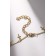 Metallica chocker crosses, color gold, l = 30 cm